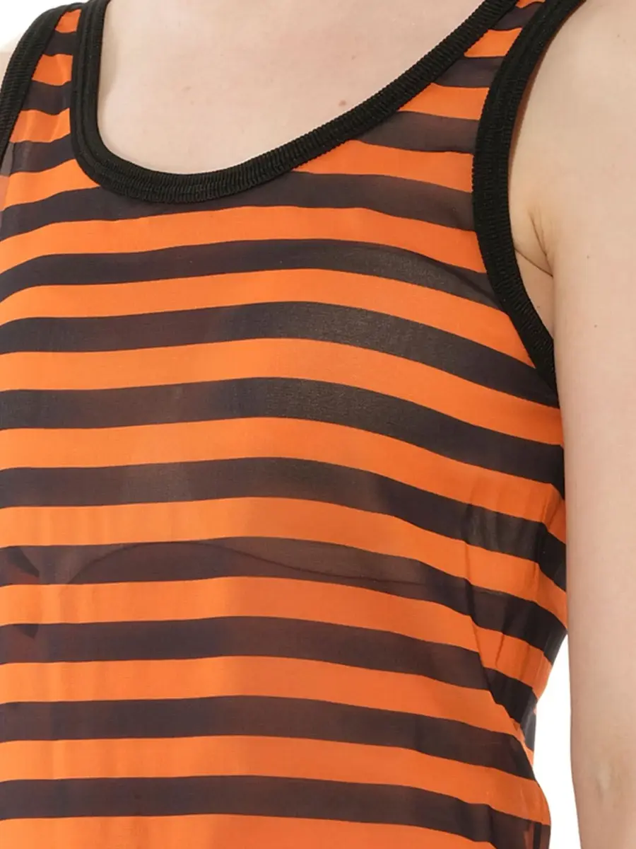 Givenchy Podium Sleeveless Dress in Black/orange | Thumbnail 3 Givenchy Podium Sleeveless Dress in Black/orange | Thumbnail 3