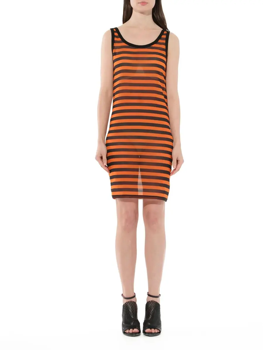 Givenchy Podium Sleeveless Dress in Black/orange | Thumbnail 4 Givenchy Podium Sleeveless Dress in Black/orange | Thumbnail 4