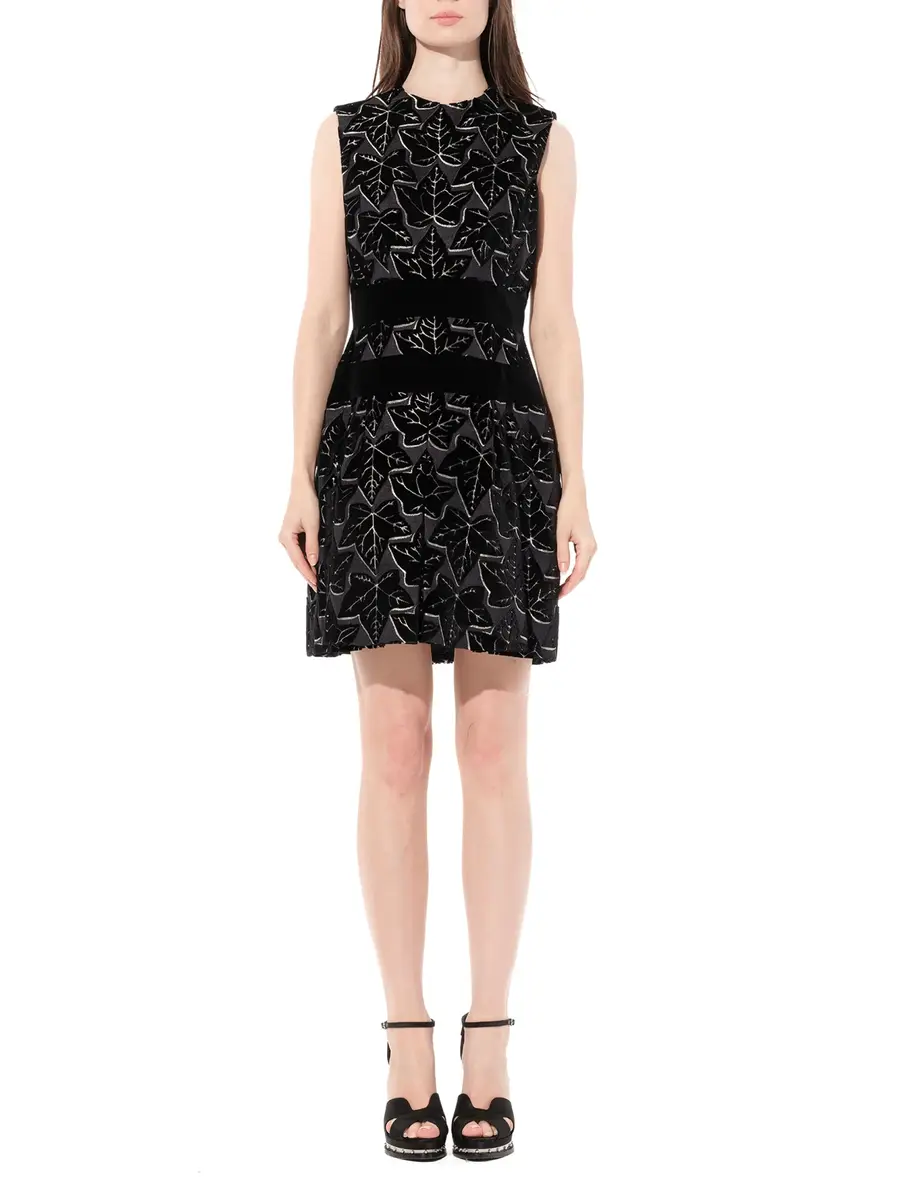Alexander McQueen Dress in Black/beige | Thumbnail 4