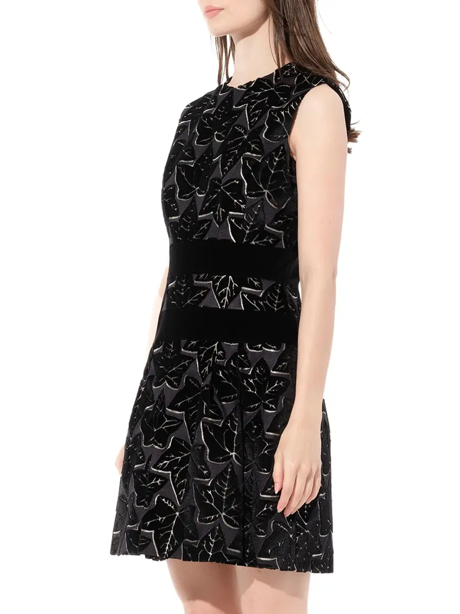 Alexander McQueen Dress in Black/beige | Thumbnail 5