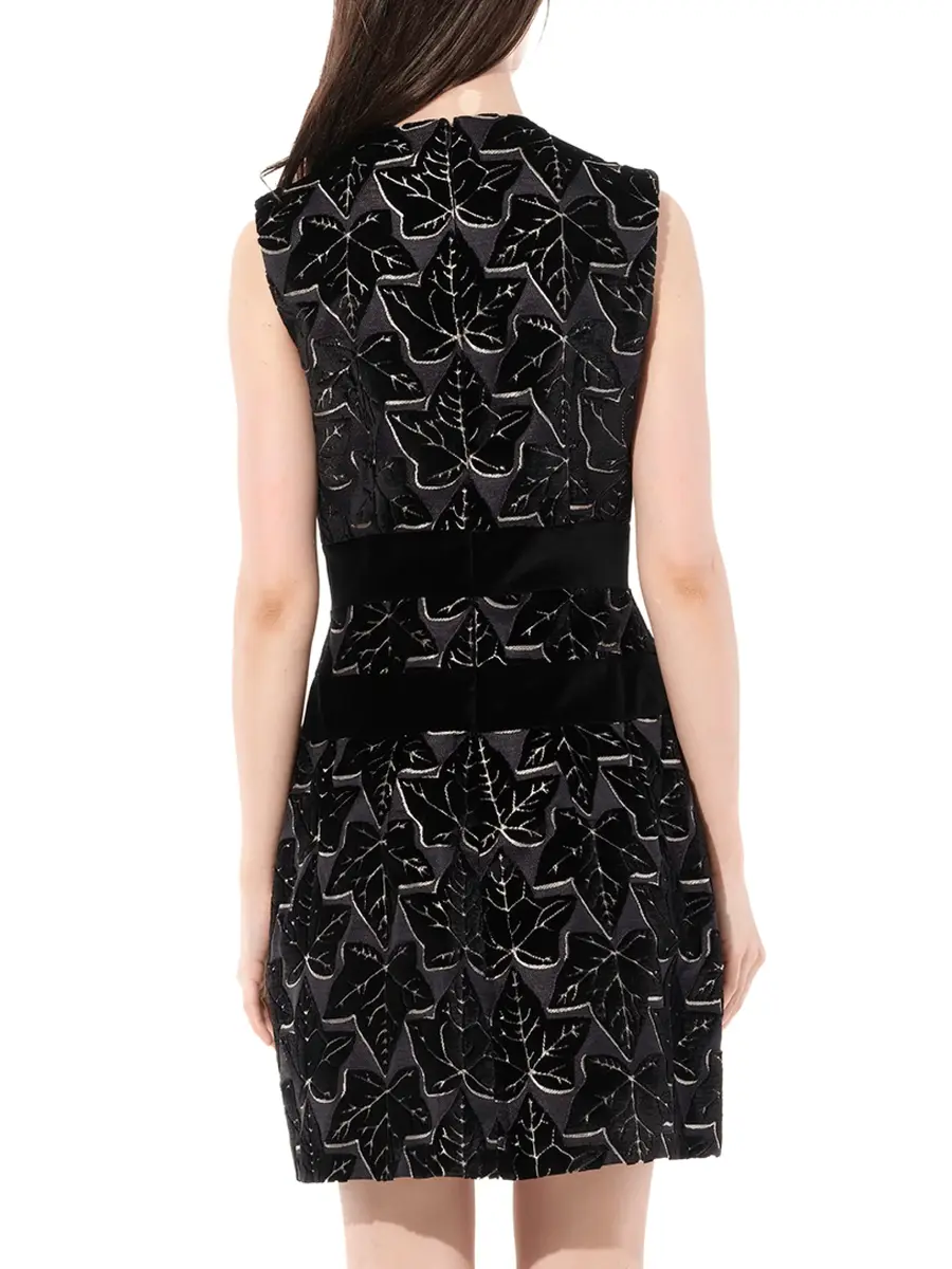 Alexander McQueen Dress in Black/beige | Thumbnail 6