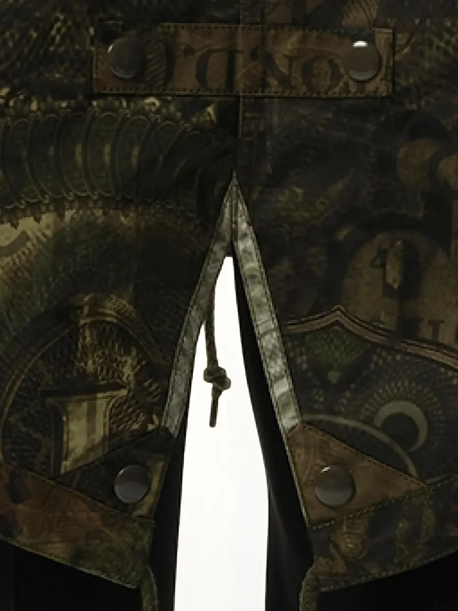 Givenchy Podium Dollar Coat in Khaki Green | Thumbnail 2