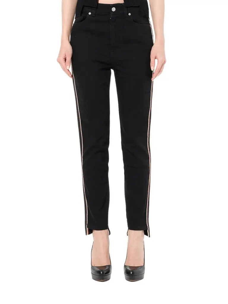 Alexander McQueen Emb Denim Jeans | Image 1 Alexander McQueen Emb Denim Jeans | Image 1