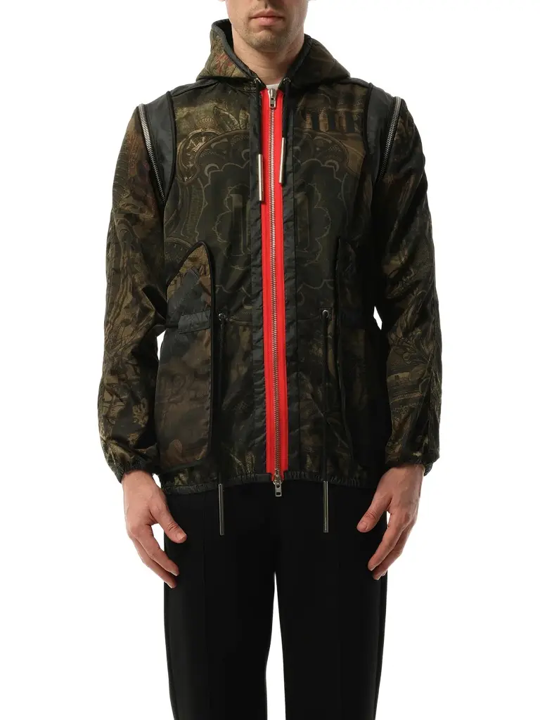 Givenchy Podium Dollar Jacket in Khaki Green | Image 1 Givenchy Podium Dollar Jacket in Khaki Green | Image 1