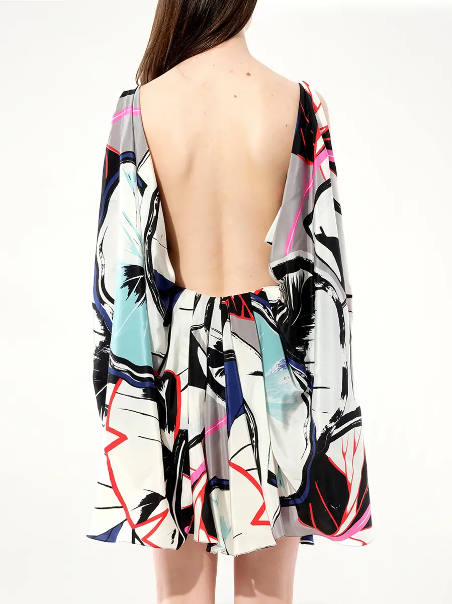 Balenciaga Ethereal Dress in Multicolor | Thumbnail 6