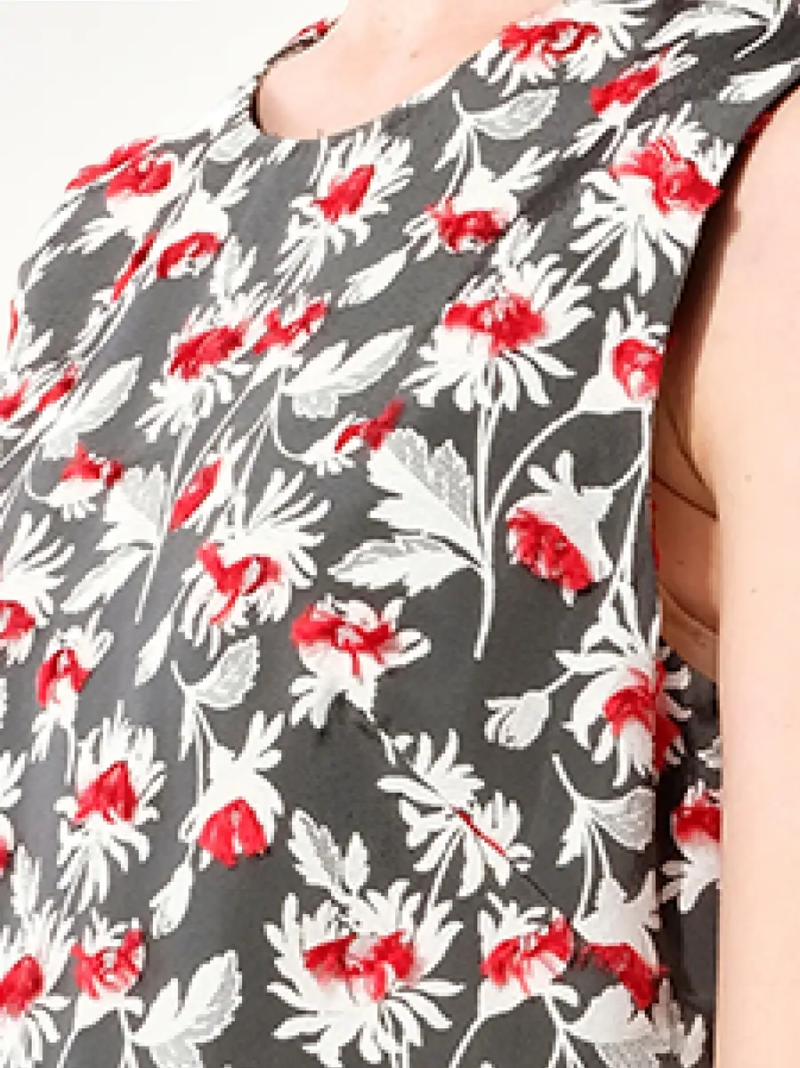Balenciaga Jacquard Dress in Multicolor | Thumbnail 2