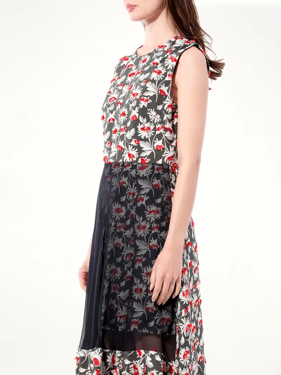 Balenciaga Jacquard Dress in Multicolor | Thumbnail 5