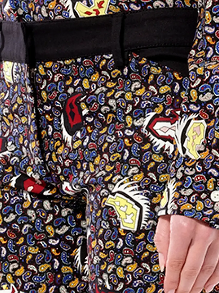Balenciaga Casual Pants in Mix Multicolor | Thumbnail 2 Balenciaga Casual Pants in Mix Multicolor | Thumbnail 2