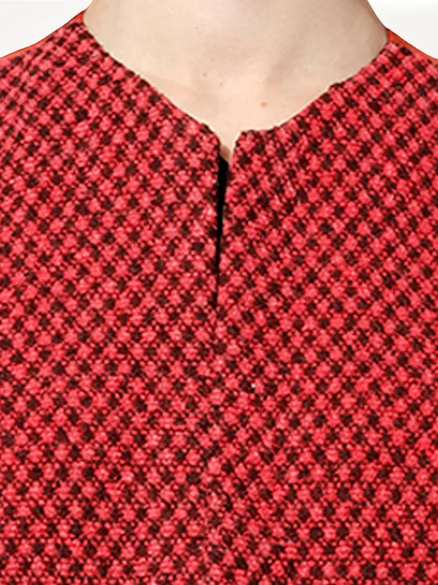 Balenciaga Tweed Jacket in Red/black Red | Thumbnail 3 Balenciaga Tweed Jacket in Red/black Red | Thumbnail 3