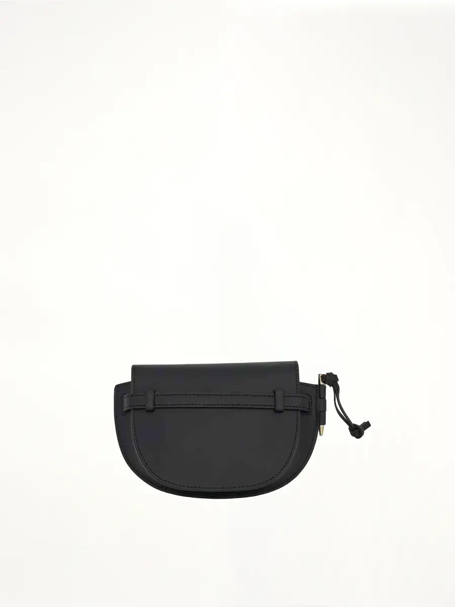 Loewe Mini Gate Dual Bag in Soft Calfskin And Jacquard Strap Black | Thumbnail 2 Loewe Mini Gate Dual Bag in Soft Calfskin And Jacquard Strap Black | Thumbnail 2