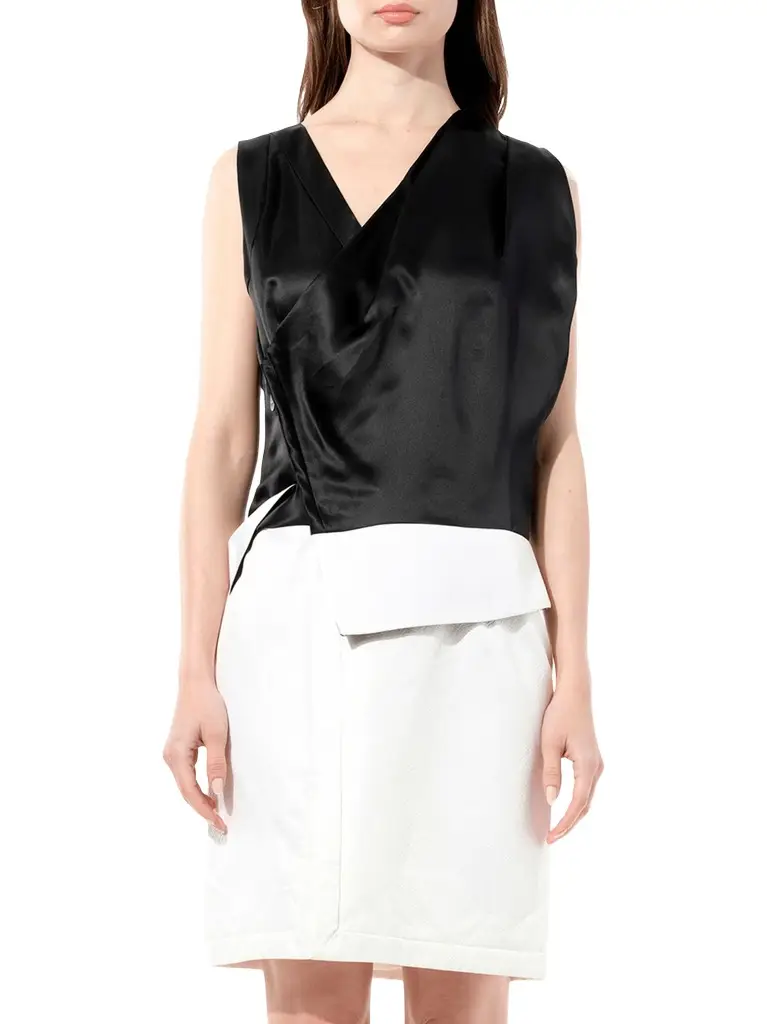 Balenciaga Dress in Black/white Black | Image 1 Balenciaga Dress in Black/white Black | Image 1
