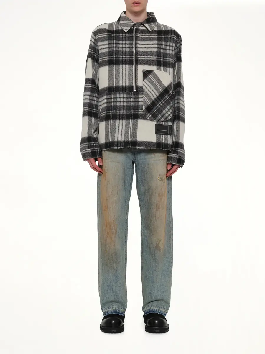We11Done Check Anorak Wool Shirt | Thumbnail 7 We11Done Check Anorak Wool Shirt | Thumbnail 7