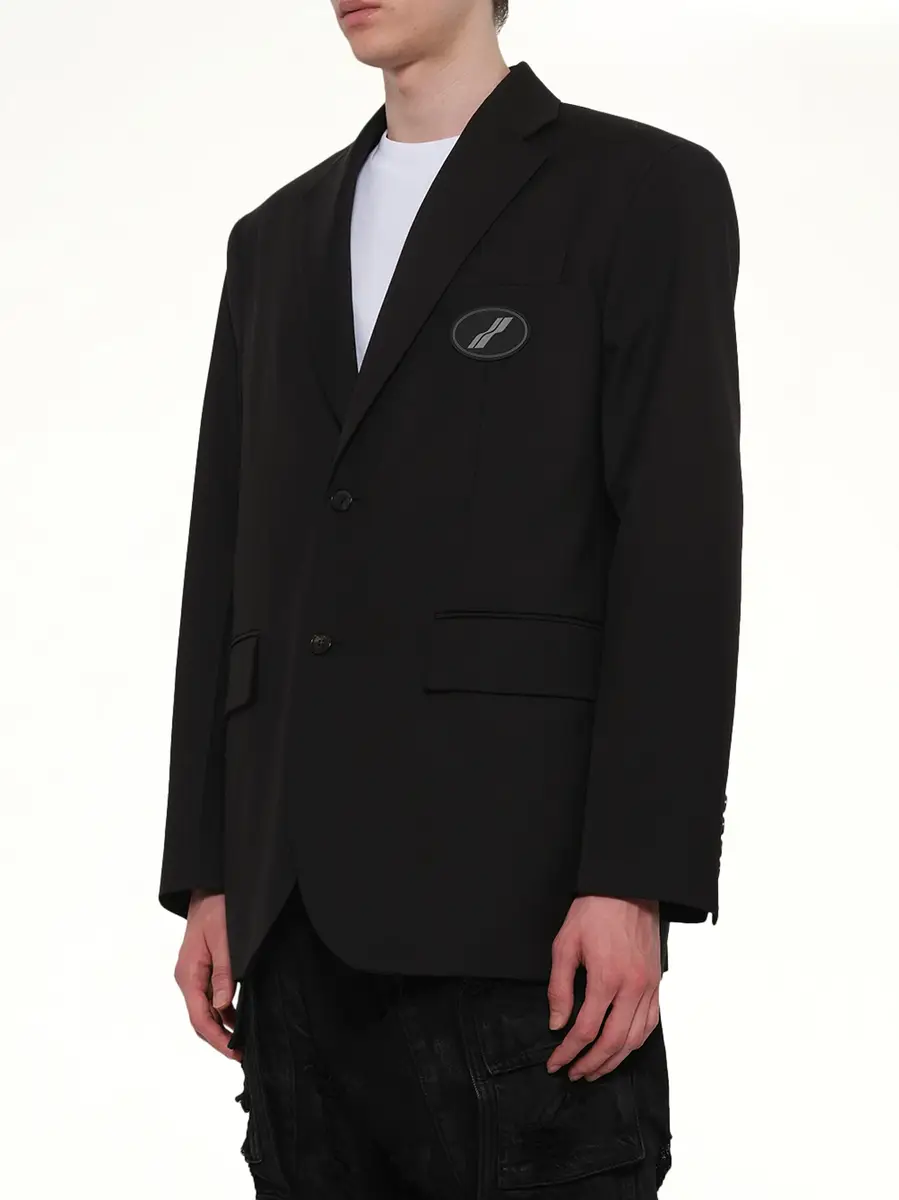 We11Done Oversized Suit Logo Blazer | Thumbnail 2 We11Done Oversized Suit Logo Blazer | Thumbnail 2