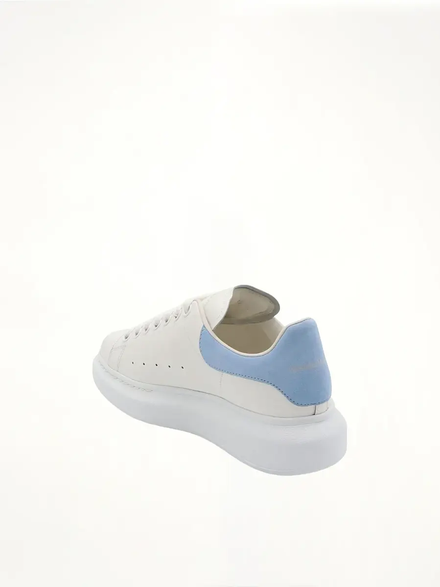 Alexander McQueen Larry Oversized Sneaker in White/powder Blue | Thumbnail 2 Alexander McQueen Larry Oversized Sneaker in White/powder Blue | Thumbnail 2