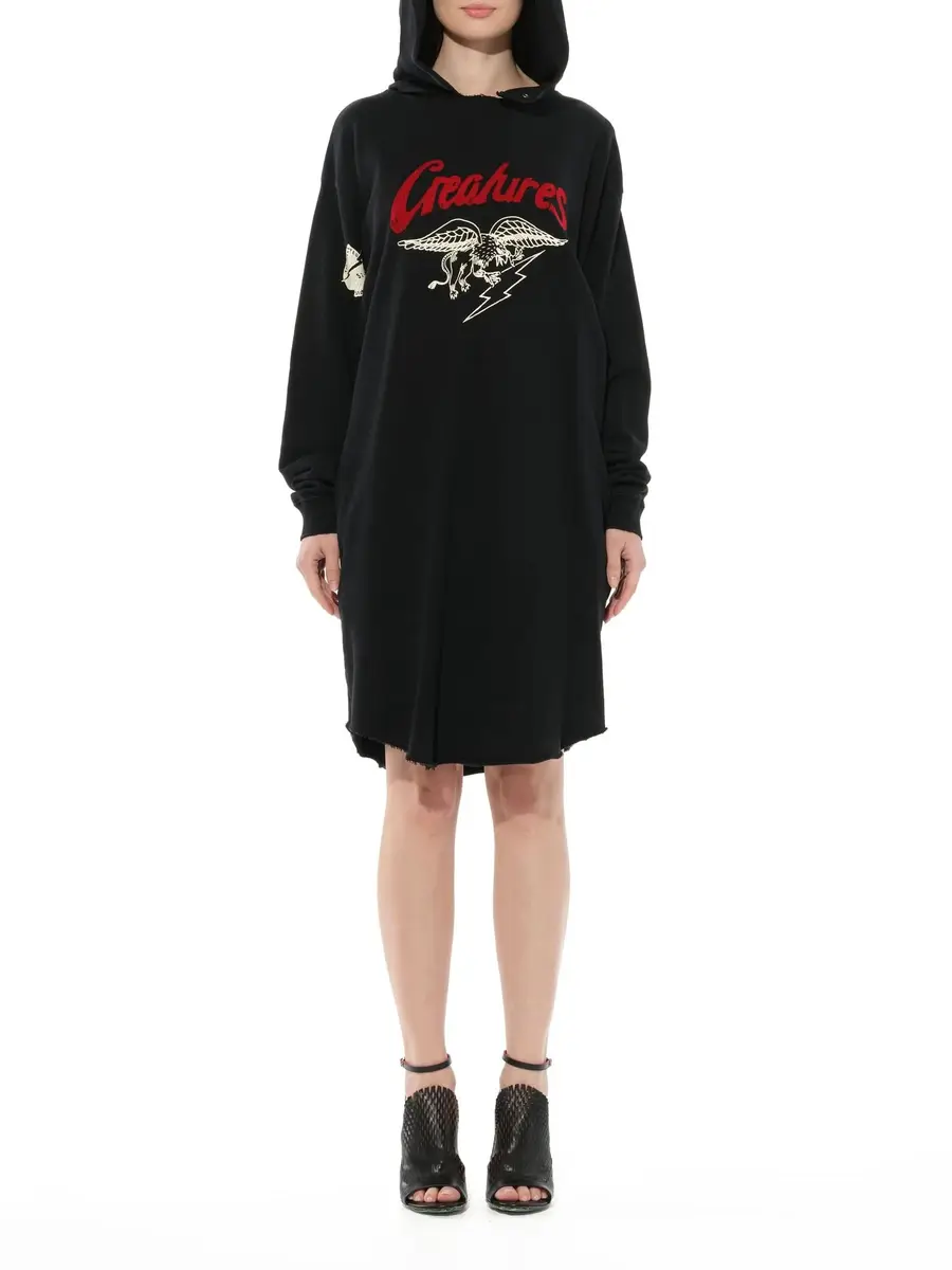 Givenchy Creatures Hooded Dress | Thumbnail 4 Givenchy Creatures Hooded Dress | Thumbnail 4