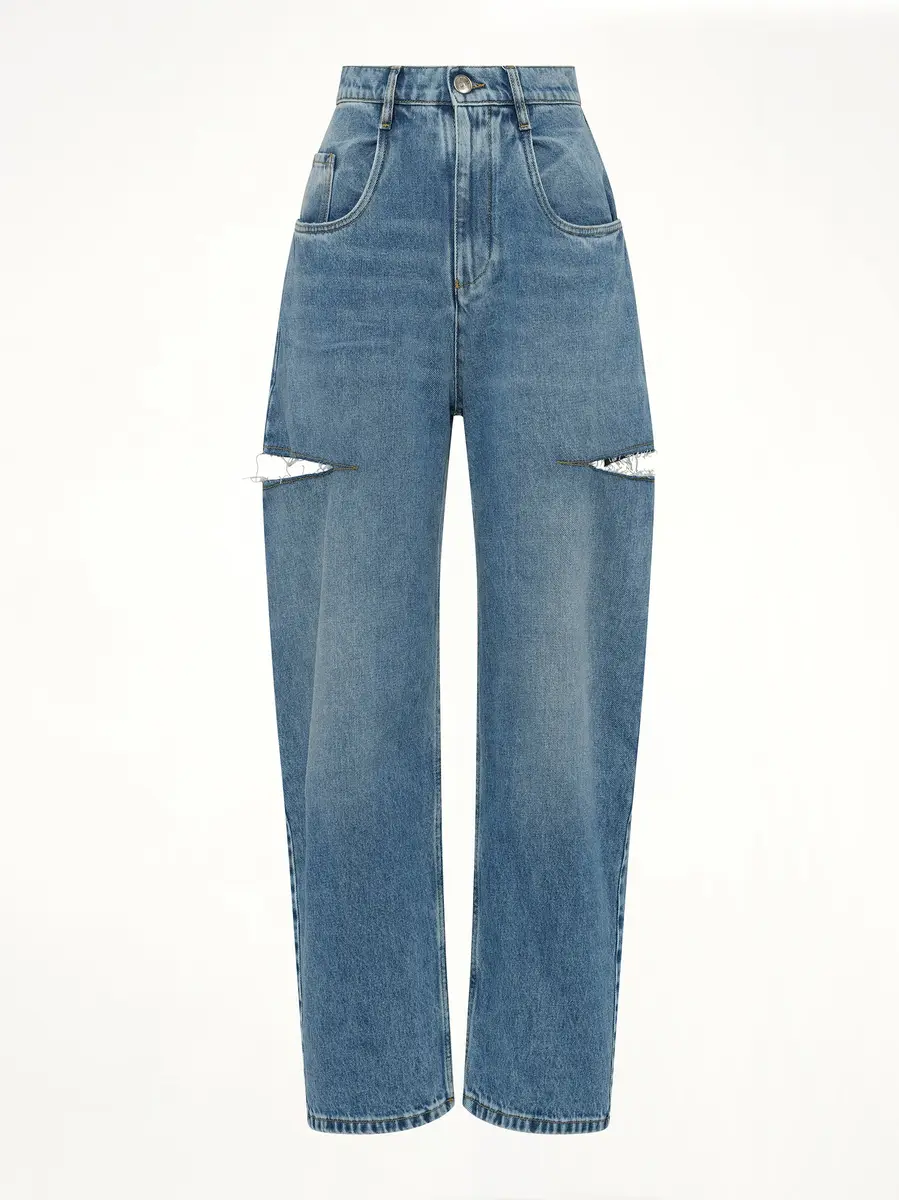 Maison Margiela Slash Loose Fit Denim Jeans | Thumbnail 3 Maison Margiela Slash Loose Fit Denim Jeans | Thumbnail 3