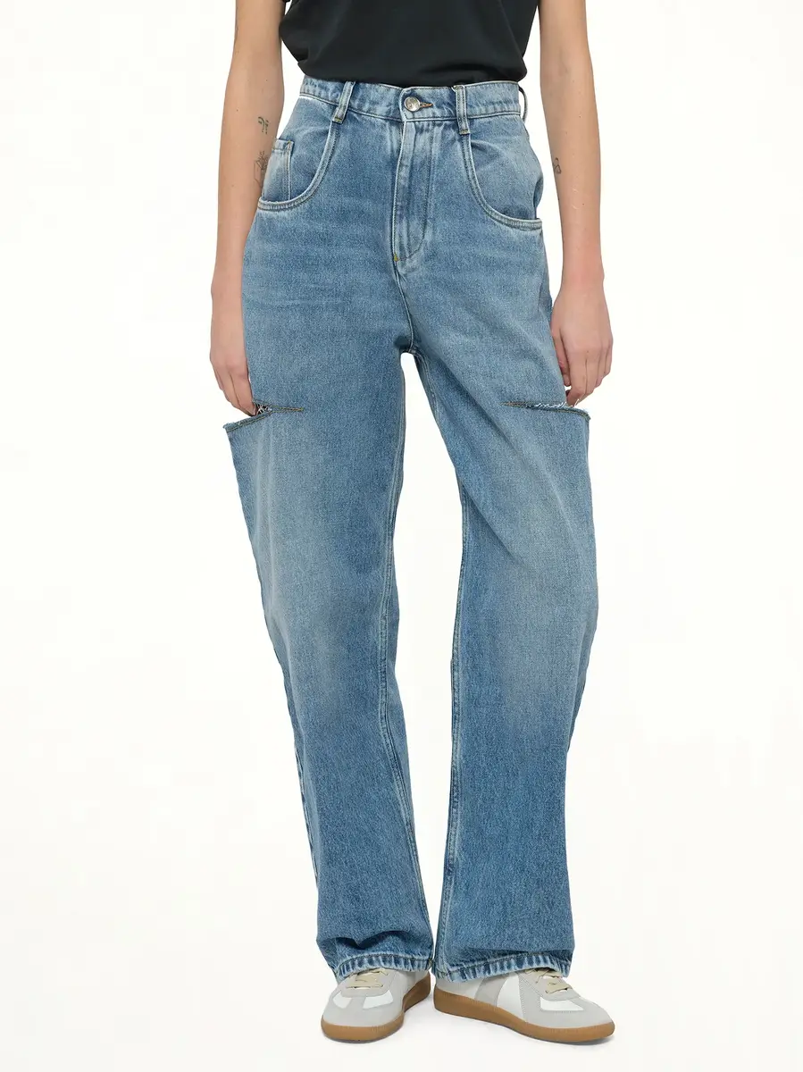 Maison Margiela Slash Loose Fit Denim Jeans | Thumbnail 6 Maison Margiela Slash Loose Fit Denim Jeans | Thumbnail 6