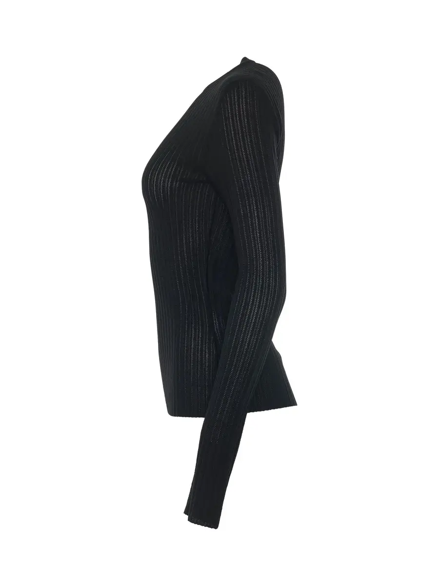 Givenchy Ribbed Crewneck Sweater | Thumbnail 2 Givenchy Ribbed Crewneck Sweater | Thumbnail 2