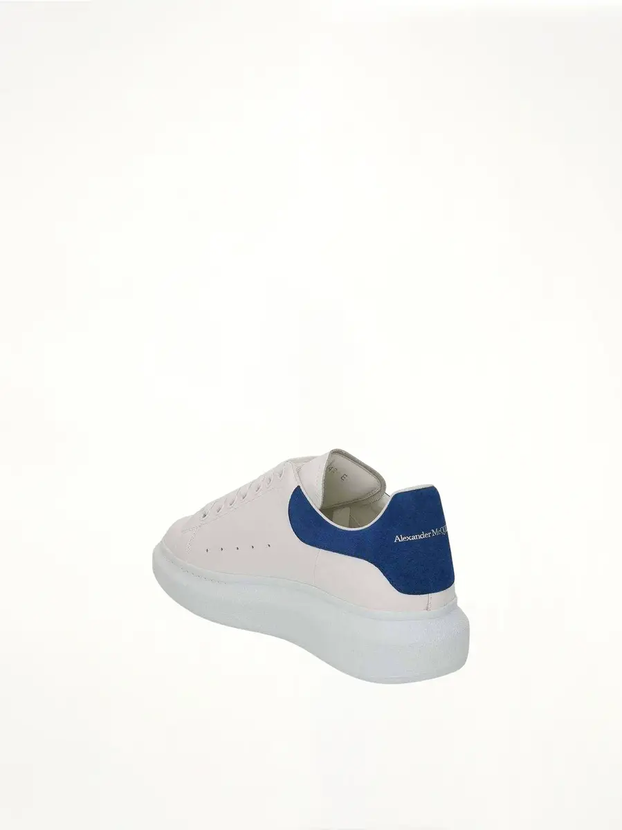 Alexander McQueen Larry Oversized Sneaker in White/paris Blue | Thumbnail 2 Alexander McQueen Larry Oversized Sneaker in White/paris Blue | Thumbnail 2