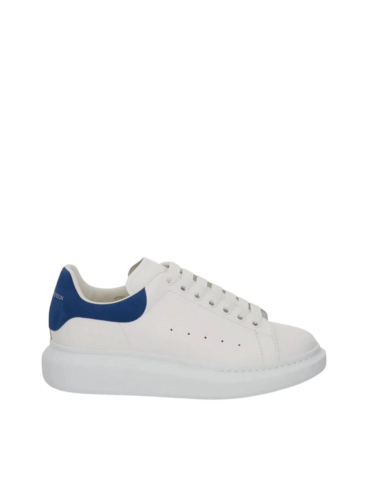 Larry Oversized Sneaker in White/paris Blue