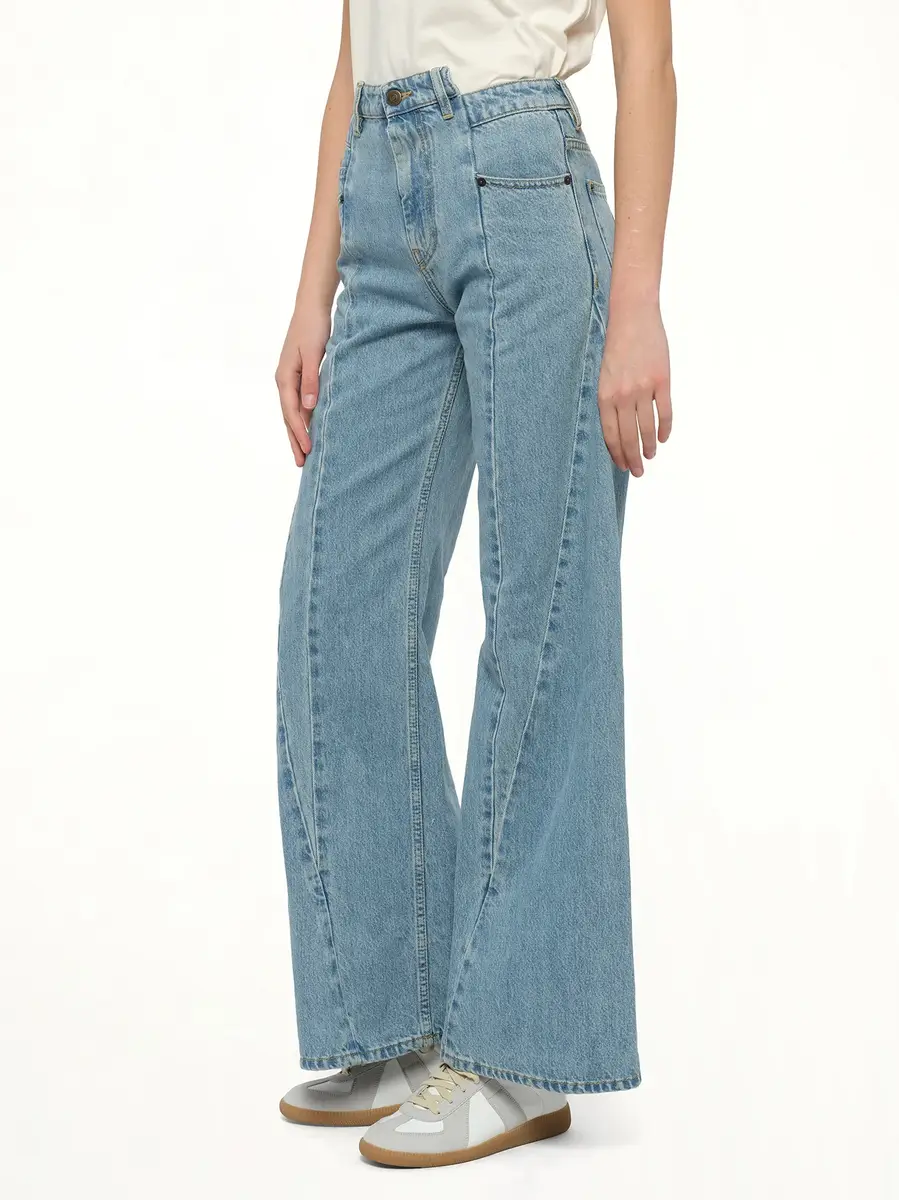 Maison Margiela Cut Out Waistband Relaxed Fit Denim Jeans | Thumbnail 5 Maison Margiela Cut Out Waistband Relaxed Fit Denim Jeans | Thumbnail 5