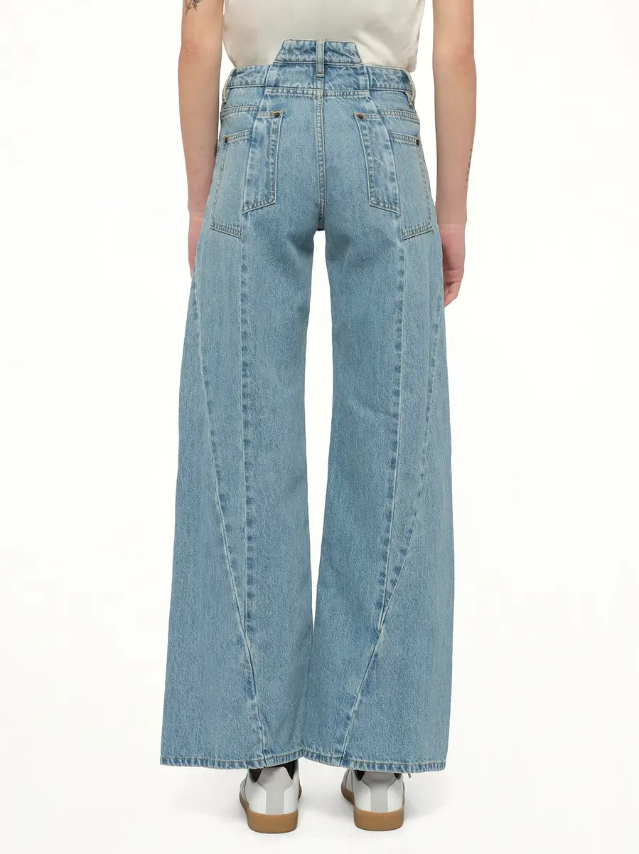 Maison Margiela Cut Out Waistband Relaxed Fit Denim Jeans | Thumbnail 6 Maison Margiela Cut Out Waistband Relaxed Fit Denim Jeans | Thumbnail 6