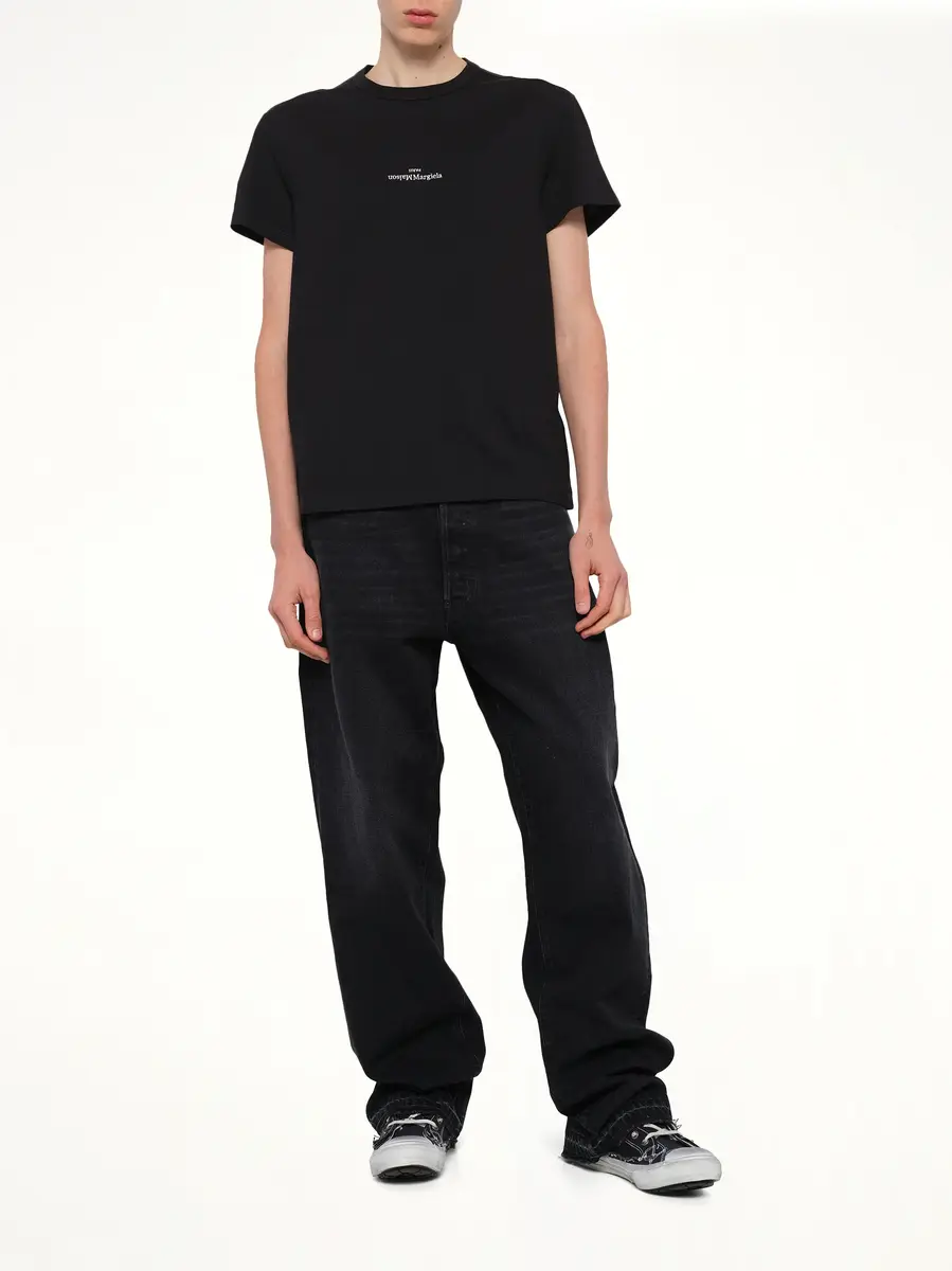 Maison Margiela Upside Down Logo T-shirt | Thumbnail 4