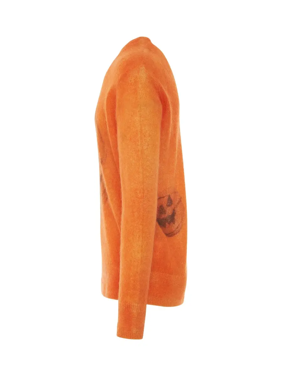 Givenchy Mixmat Crewneck Print Sweater in Pumpkin | Thumbnail 2 Givenchy Mixmat Crewneck Print Sweater in Pumpkin | Thumbnail 2