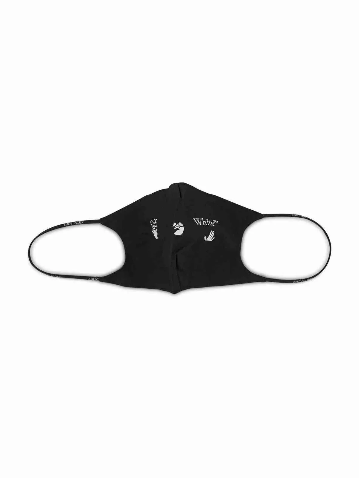 Off-White Man Swim Simple Mask in Black/white