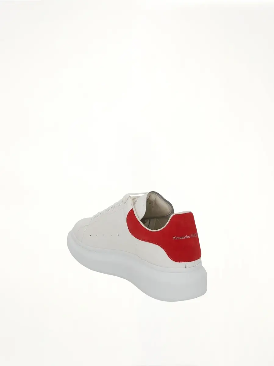 Alexander McQueen Larry Oversized Sneaker in White/lust Red White | Thumbnail 2 Alexander McQueen Larry Oversized Sneaker in White/lust Red White | Thumbnail 2