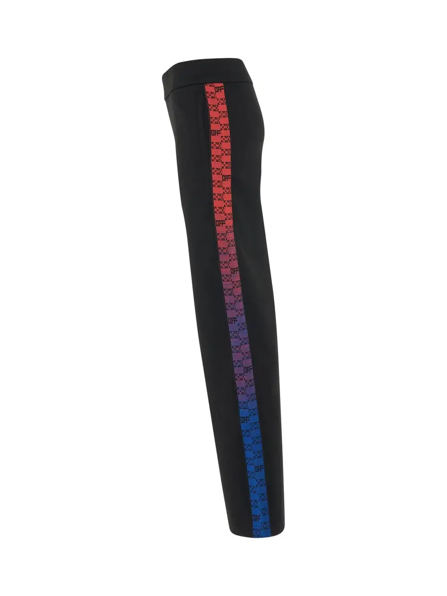 Off-White Monogram Logo Band Track Pant in Black/red | Thumbnail 2 Off-White Monogram Logo Band Track Pant in Black/red | Thumbnail 2
