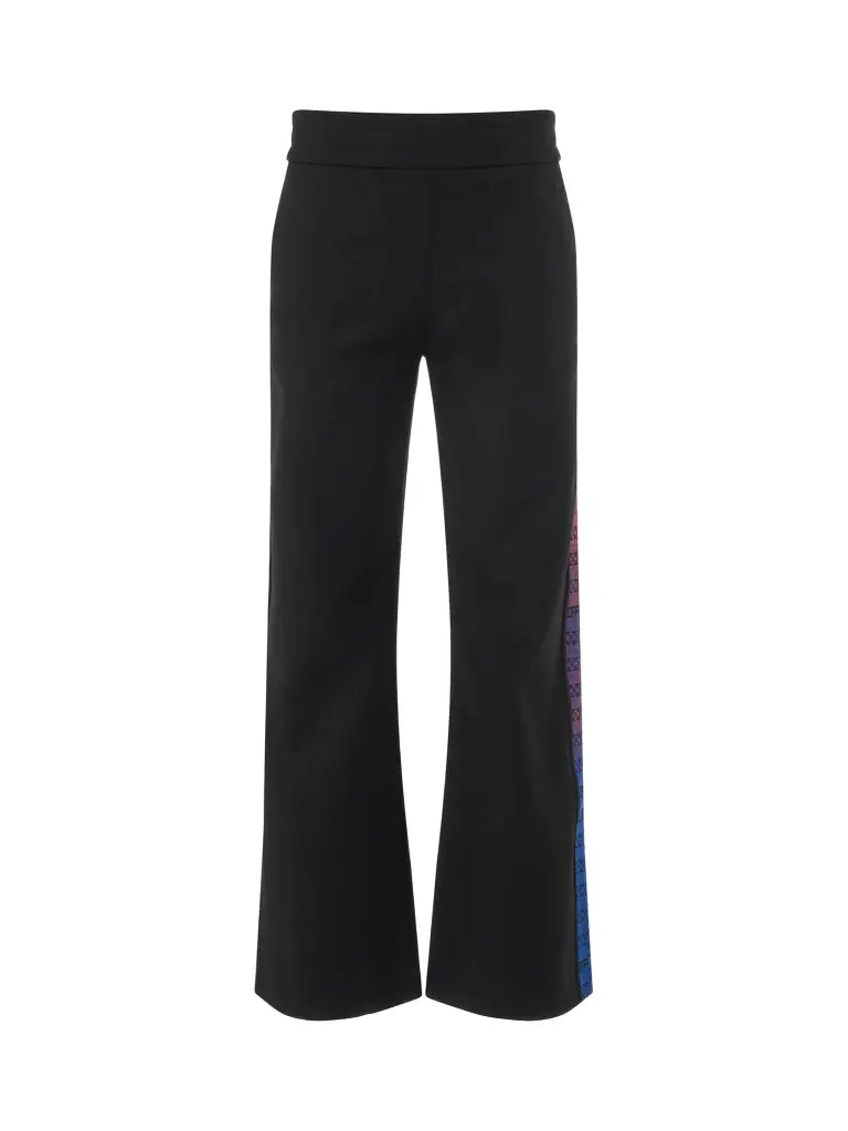 Off-White Monogram Logo Band Track Pant in Black/red Black | Image 1 Off-White Monogram Logo Band Track Pant in Black/red Black | Image 1