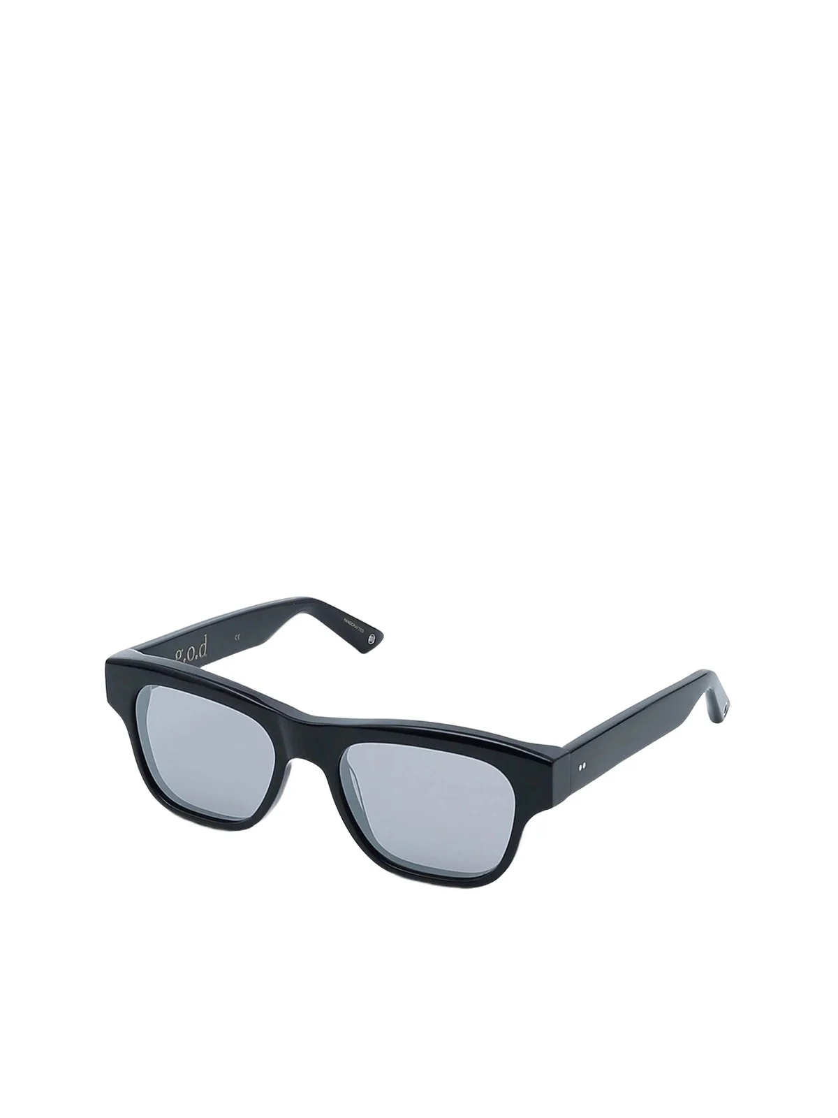 G.O.D Seventeen Black Sunglass With Grey Flash Lens