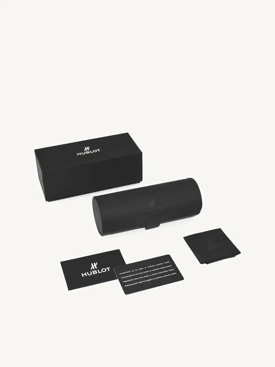 Hublot Crystal Square Acetate Sunglasses With Solid Smoke Lens | Thumbnail 2 Hublot Crystal Square Acetate Sunglasses With Solid Smoke Lens | Thumbnail 2