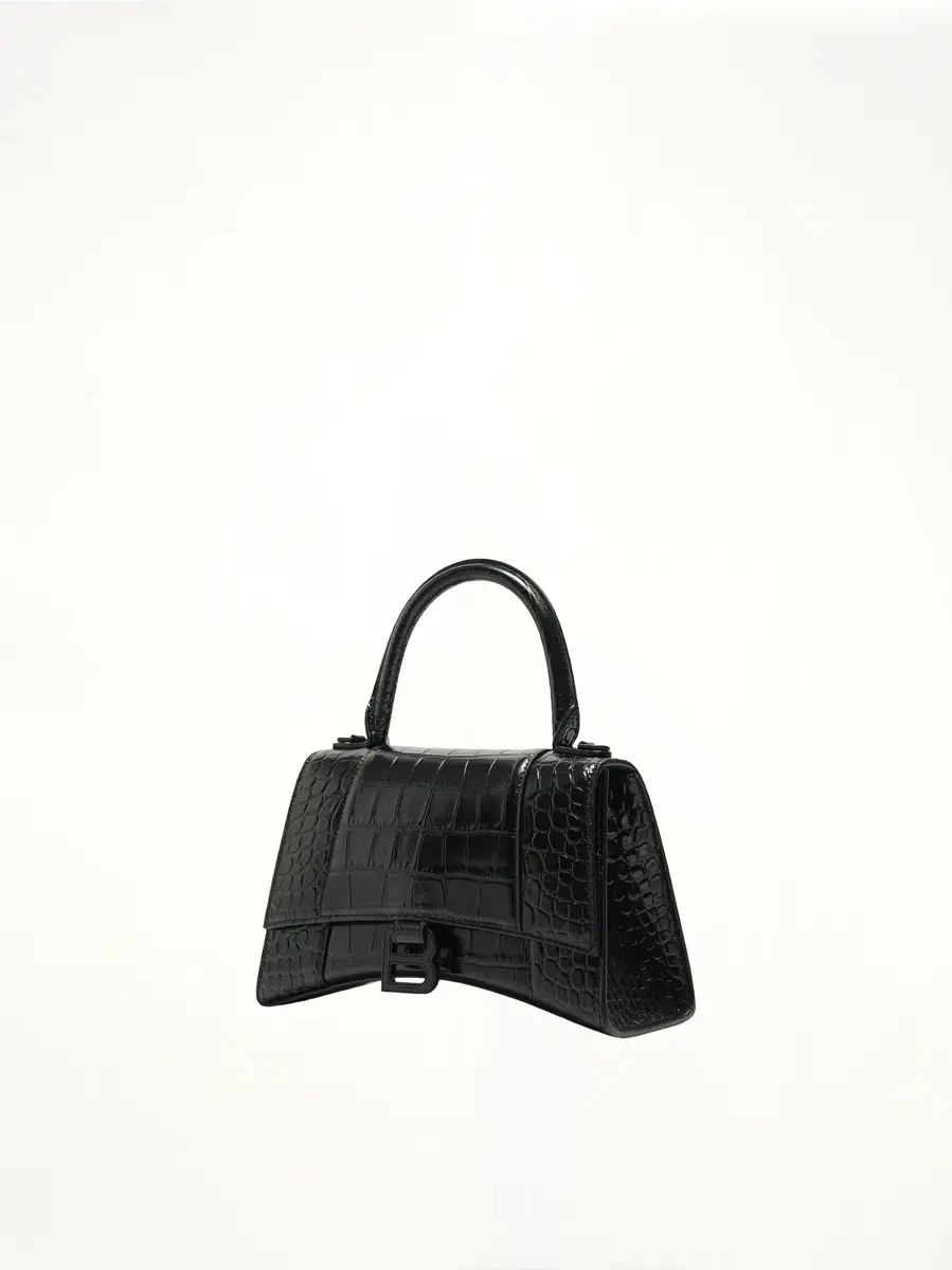 Balenciaga Hourglass Small Croco Embossed Bag | Thumbnail 2