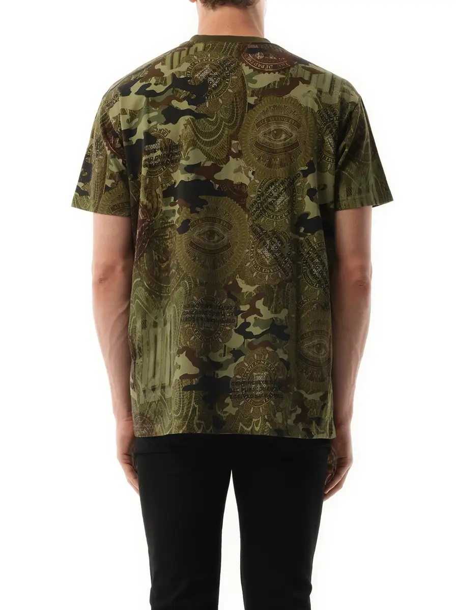 Givenchy Podium Dollar T-shirt in Khaki Green | Thumbnail 6 Givenchy Podium Dollar T-shirt in Khaki Green | Thumbnail 6