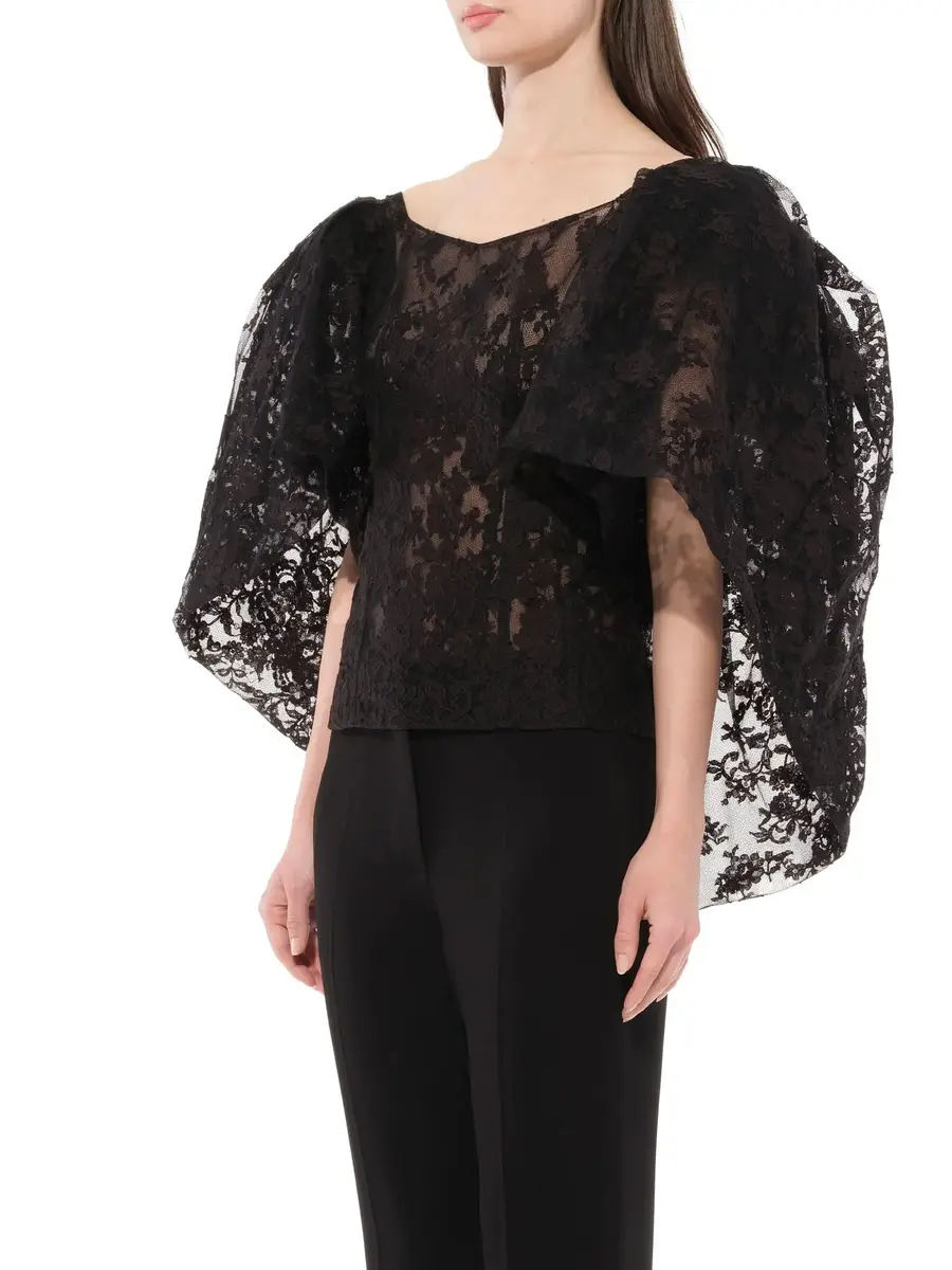 Givenchy Lace Puffy Cape Corset | Thumbnail 5 Givenchy Lace Puffy Cape Corset | Thumbnail 5