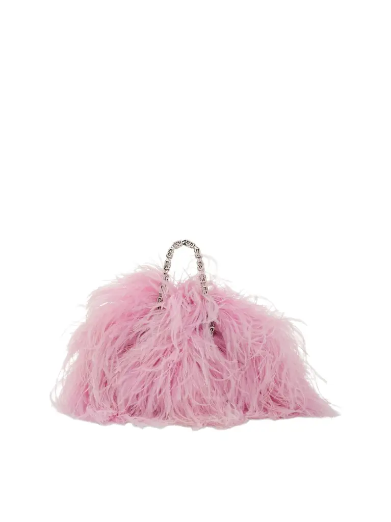 Givenchy Mini Kenny Bag With Ostrich Feathers | Image 1 Givenchy Mini Kenny Bag With Ostrich Feathers | Image 1