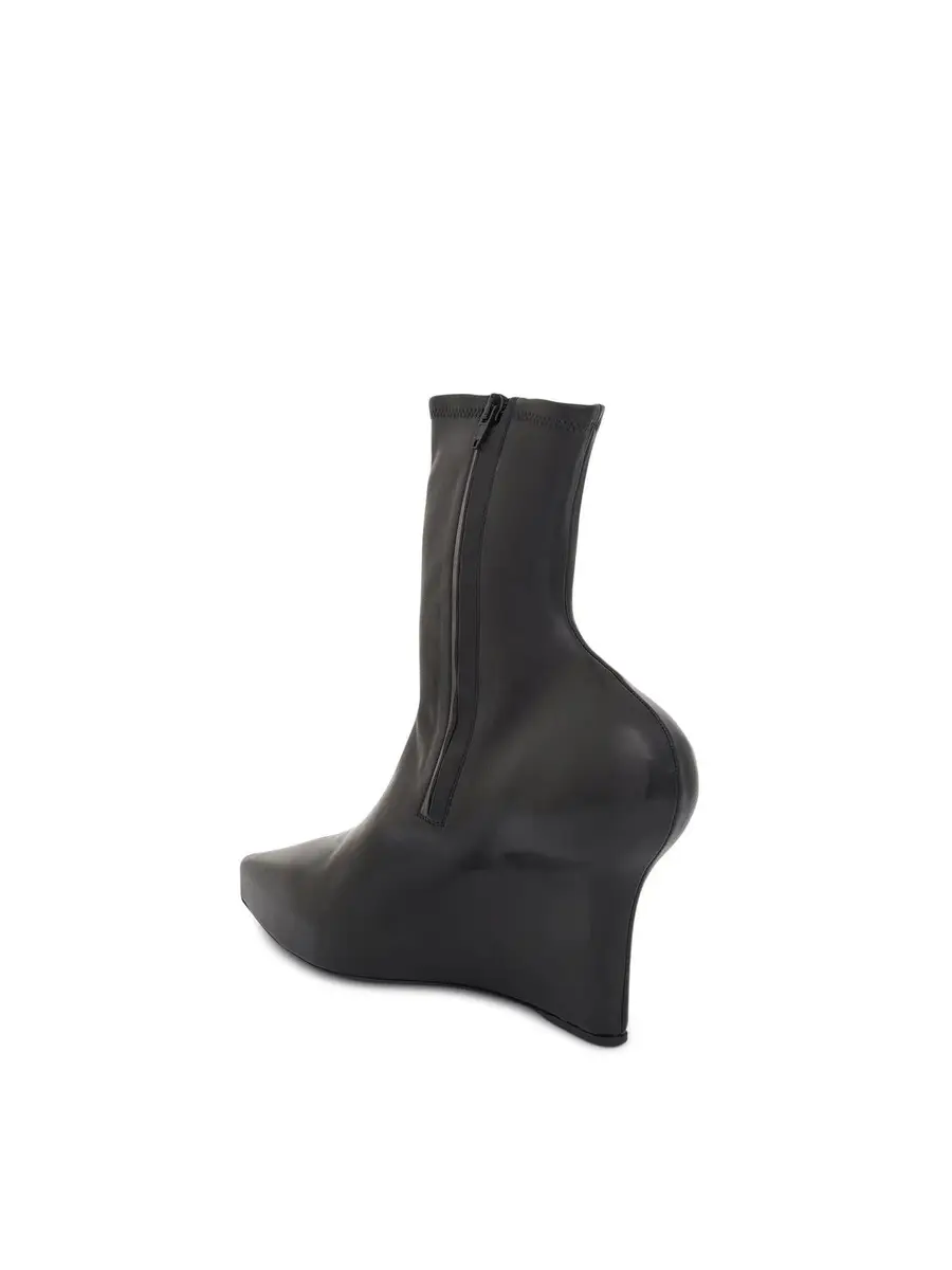 Givenchy Wedge Ankle Boot in Stretch Leather | Thumbnail 2