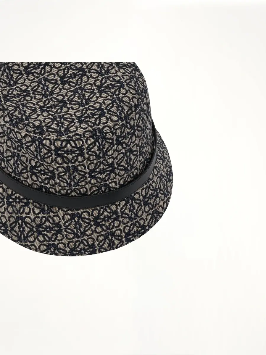 Loewe Anagram Jacquard And Calf Bucket Hat | Thumbnail 2