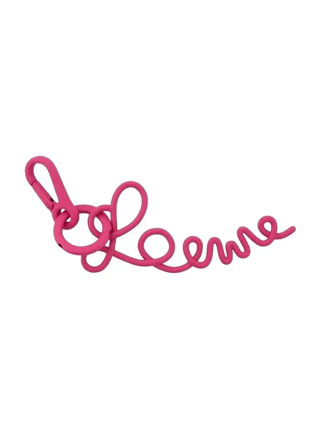 Signature Charm in Metal Neon Pink Signature Charm in Metal Neon Pink