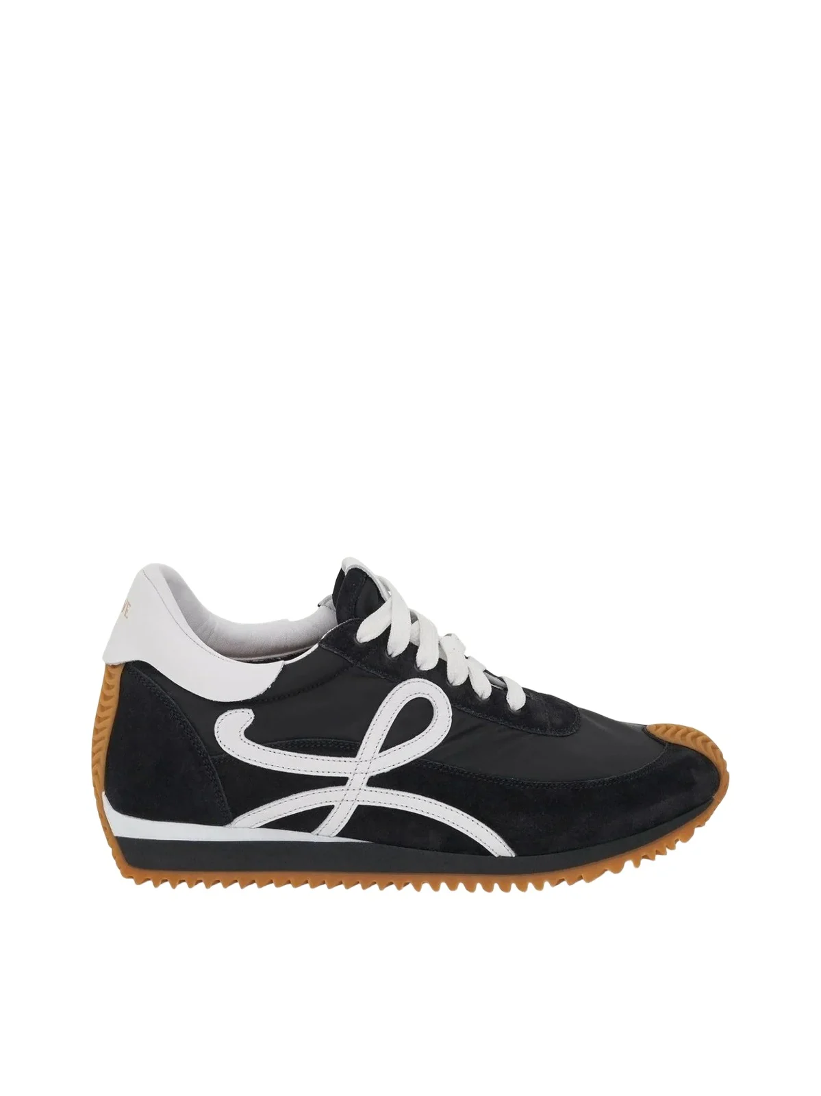 Loewe Flow Runner in Nylon And Suede Black
