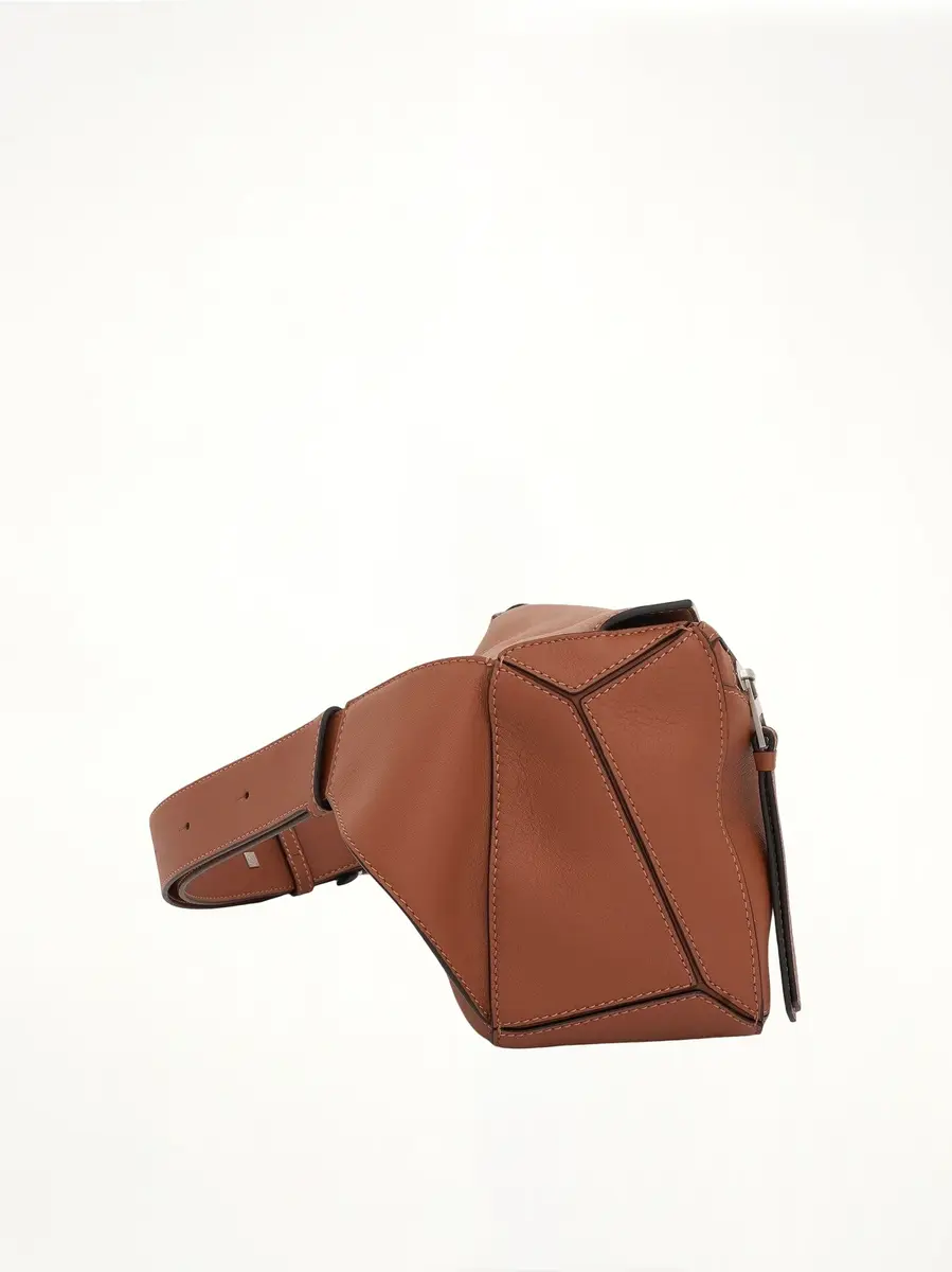 Loewe Small Puzzle Bumbag in Classic Calfskin Tan | Thumbnail 2 Loewe Small Puzzle Bumbag in Classic Calfskin Tan | Thumbnail 2
