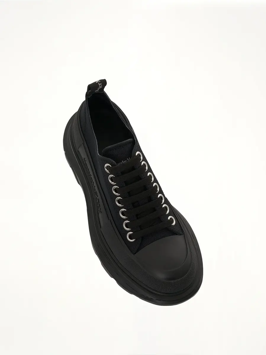 Alexander McQueen Tread Slick Canvas Lace-up Shoes | Thumbnail 4