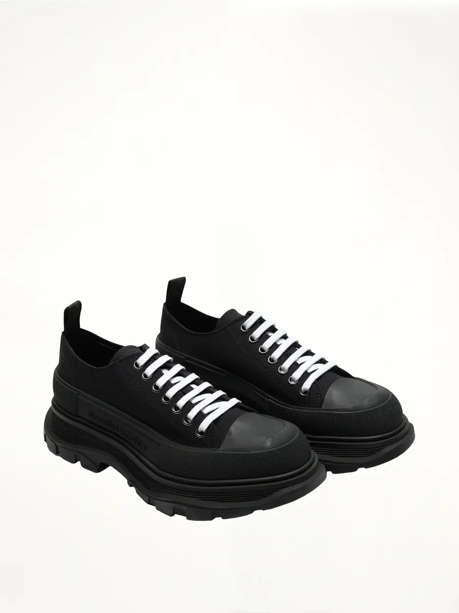 Alexander McQueen Tread Slick Canvas Lace-up Shoes | Thumbnail 3 Alexander McQueen Tread Slick Canvas Lace-up Shoes | Thumbnail 3