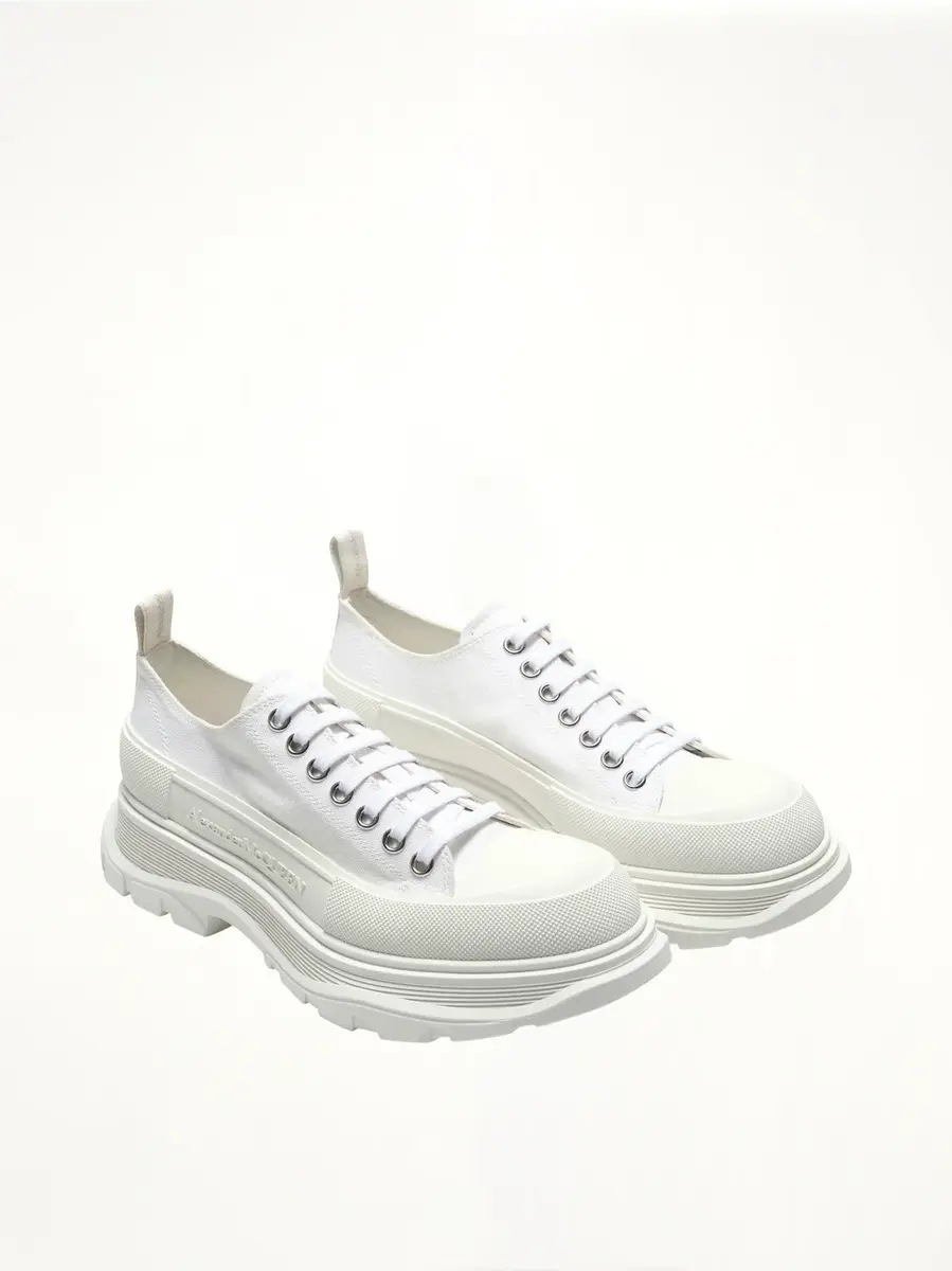 Alexander McQueen Tread Slick Canvas Lace-up Shoes | Thumbnail 3 Alexander McQueen Tread Slick Canvas Lace-up Shoes | Thumbnail 3