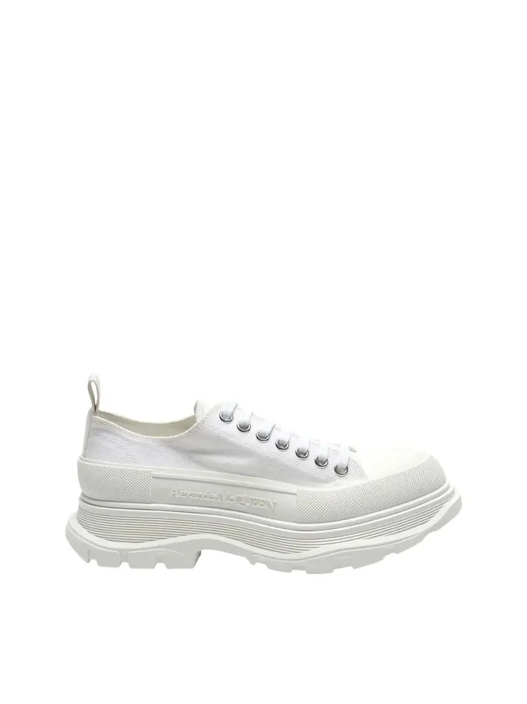 Alexander McQueen Tread Slick Canvas Lace-up Shoes