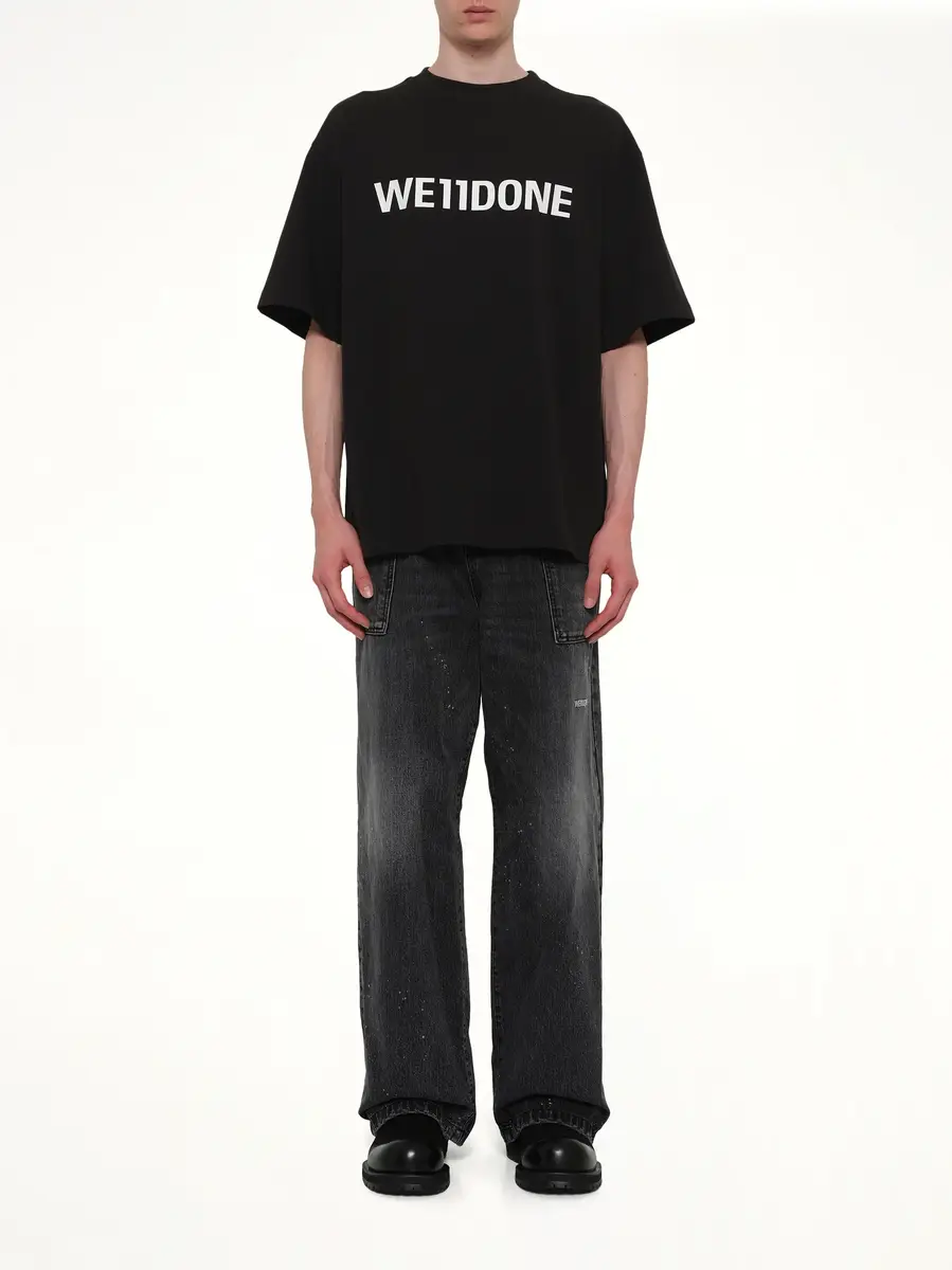 We11Done Basic Logo Large T-shirt | Thumbnail 7