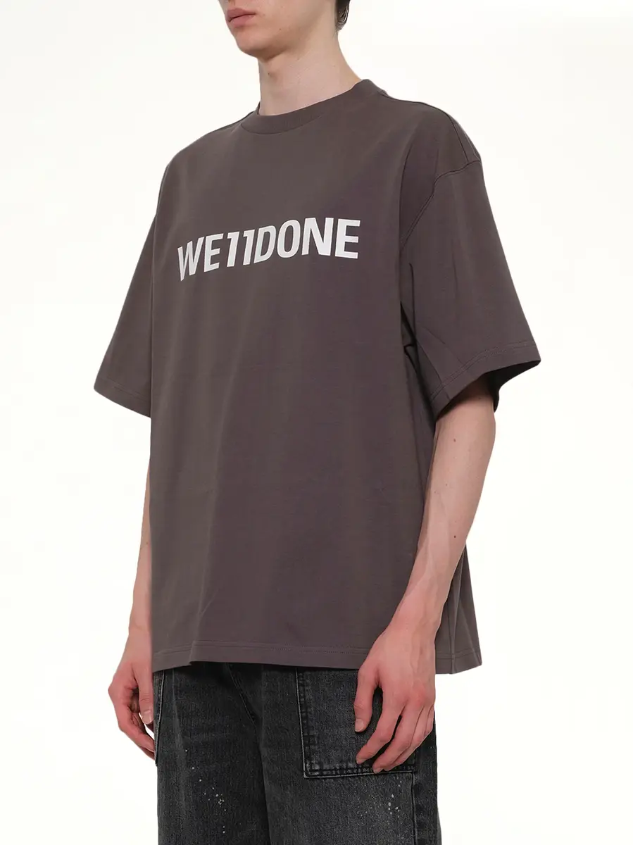 We11Done Basic Logo Large T-shirt | Thumbnail 2