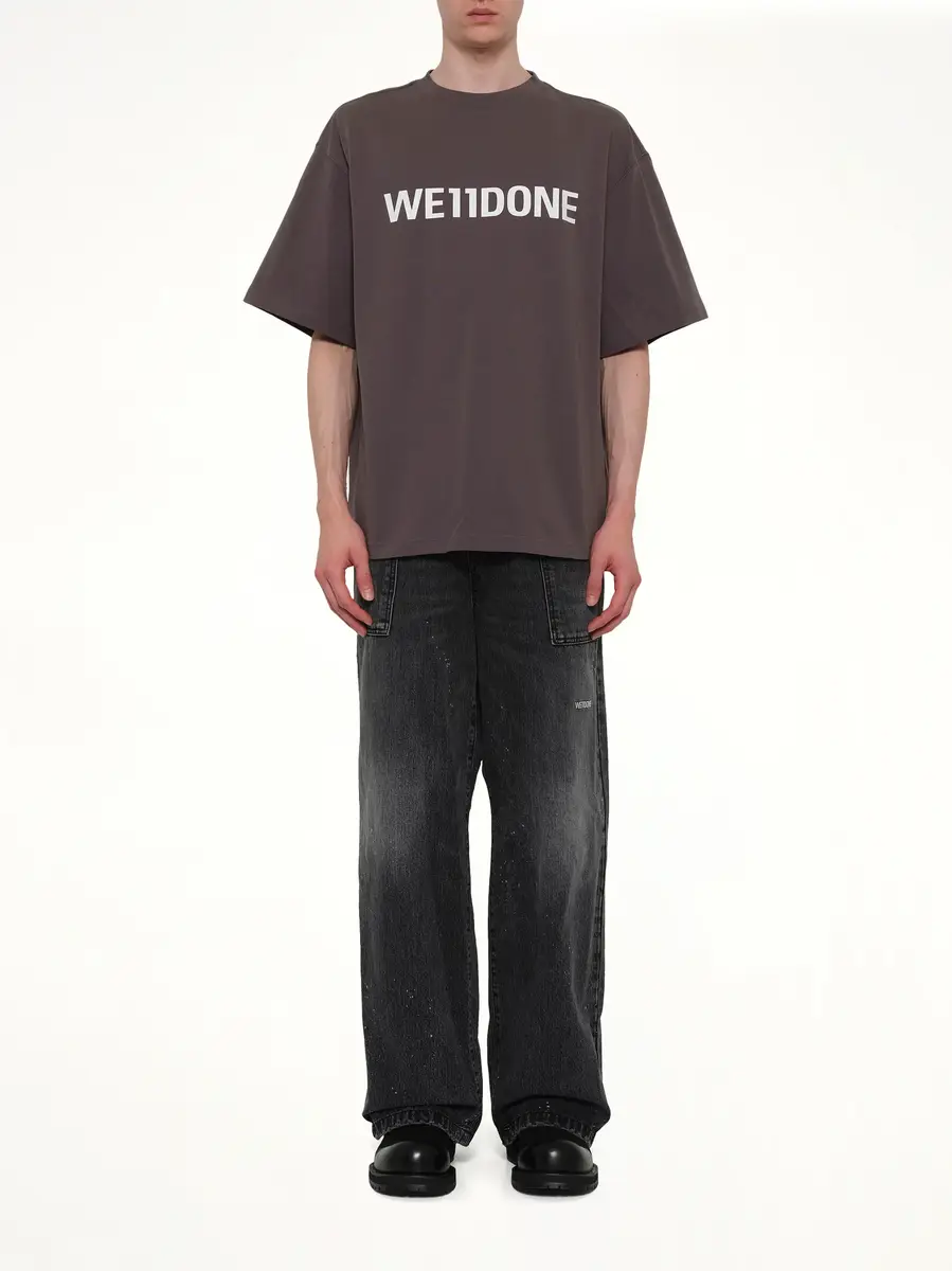 We11Done Basic Logo Large T-shirt | Thumbnail 7